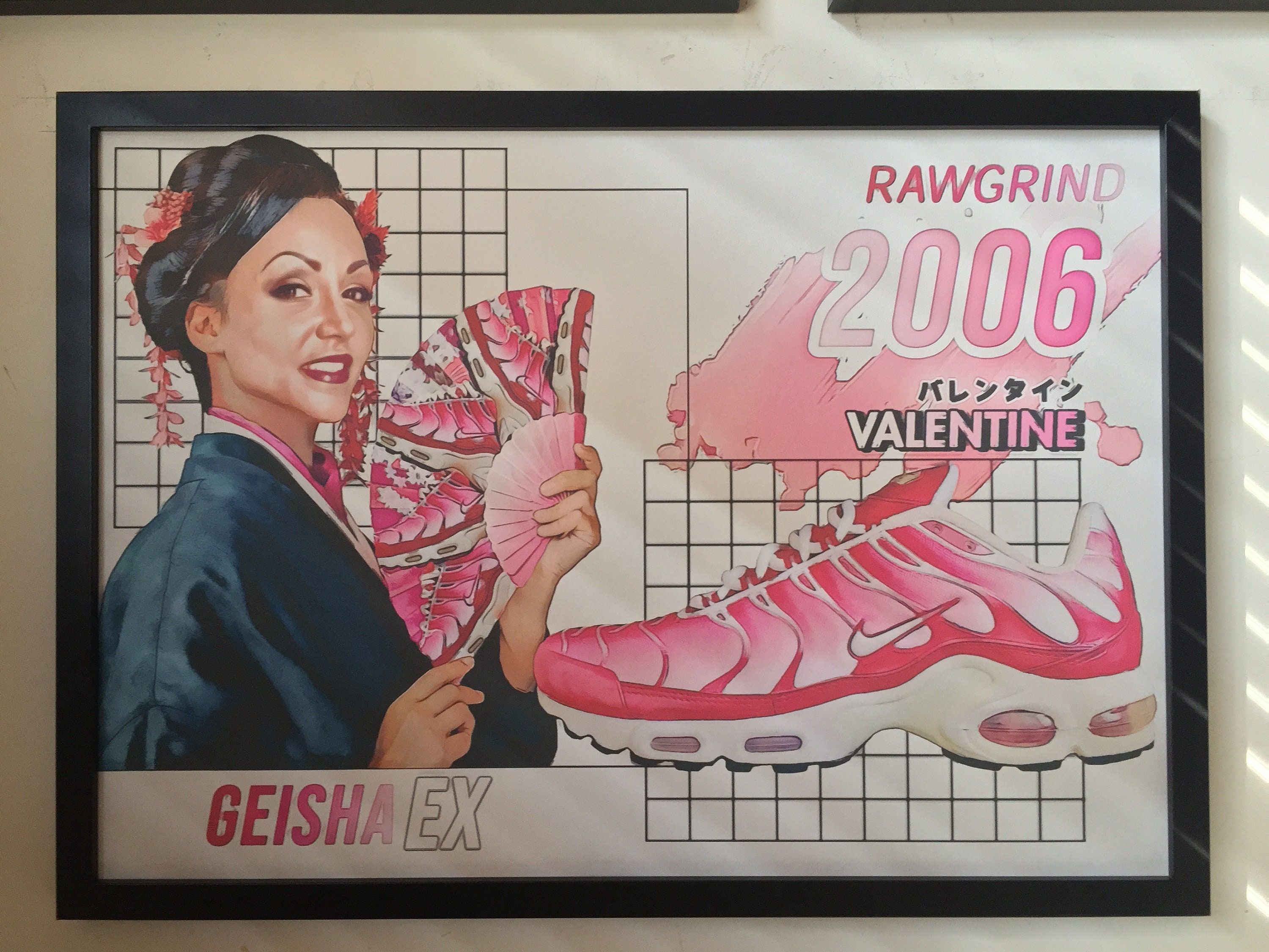 Rawgrind X Nike TN ZERO 'geisha EX' A2 Print - Etsy
