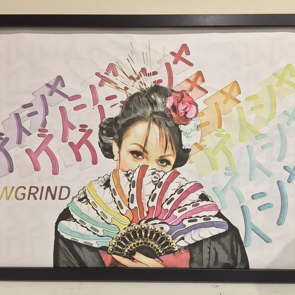 Rawgrind x Nike TN 'Geisha' A2 print