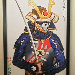 Rawgrind x Nike TN &#39;Samurai&#39; A2 Print