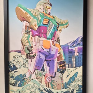 Rawgrind x Nike TN Series 5 &#39;Gundam DX&#39; A2 Print