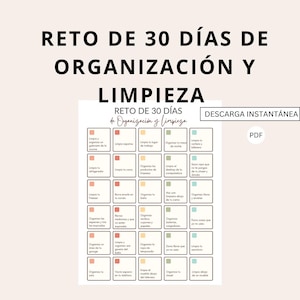 Reto de 30 Días de Organización y Limpieza