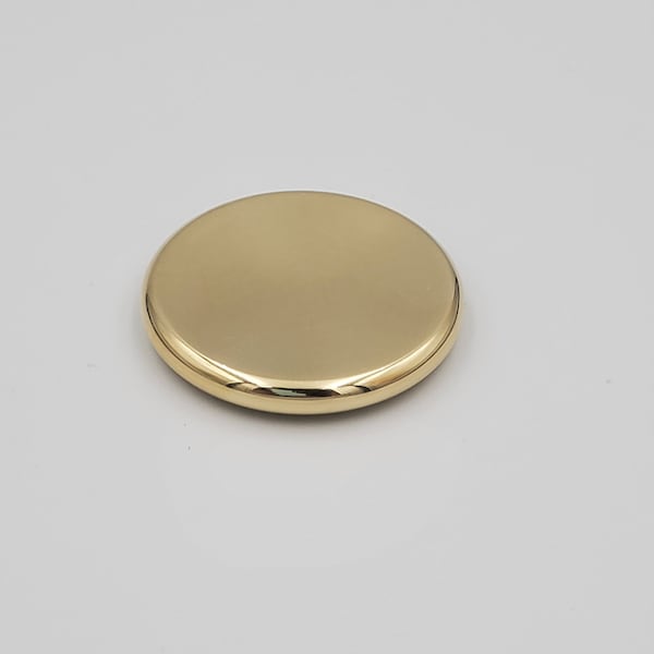 Brass Rounded Worry coin, Contact coin, Skill toy, Fidget toy,