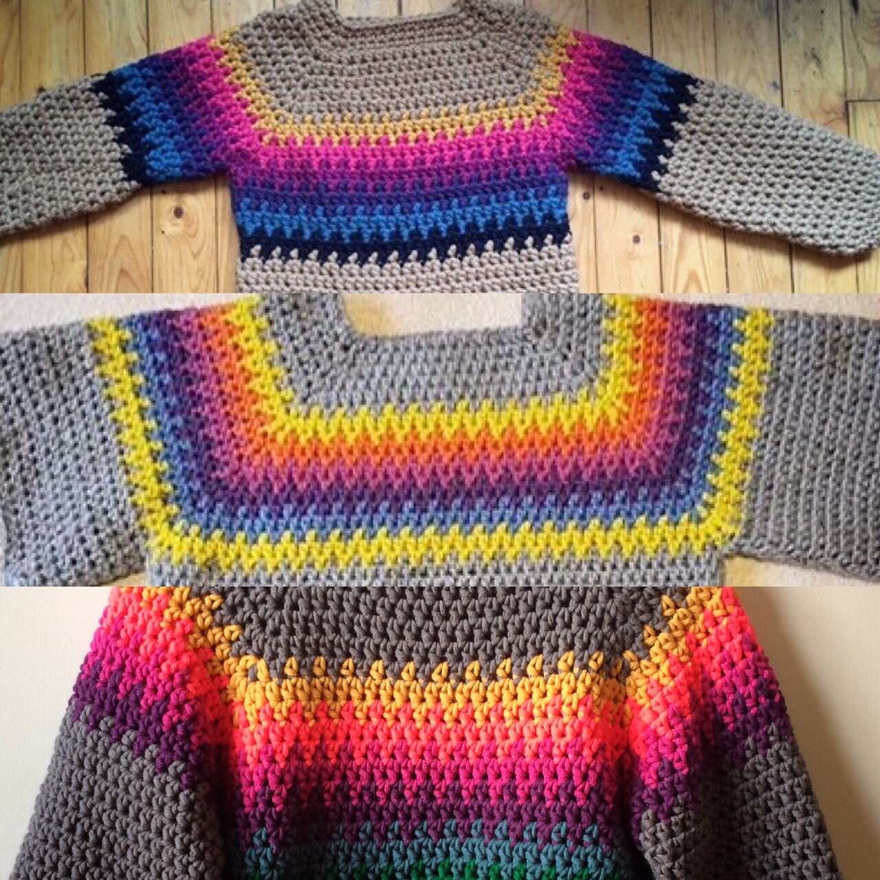 Zigzag Crochet Jumper Pattern Etsy UK