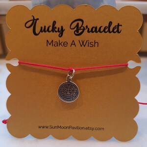 Sterling Silver Auspicious Dragon Charm Red String Bracelet轉運紅繩手鍊