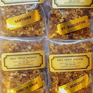 PACK D'ÉCHANTILLONS d'encens du monastère Sainte-Croix