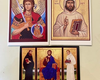 Holy Cross Monastery Icon Cards by Zachary Roesemann, AHC