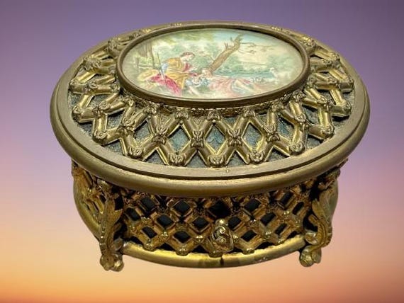 Antique French Susse Freres  Casket Box