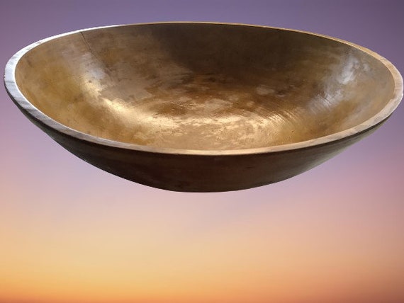 Antique Large Wood Bowl