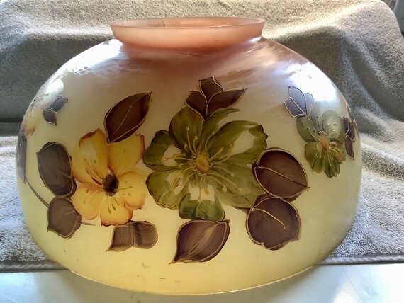 Victorian Hanging Oil Lamp Shade