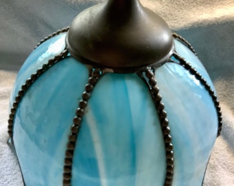 Slag Glass Lamp Shade