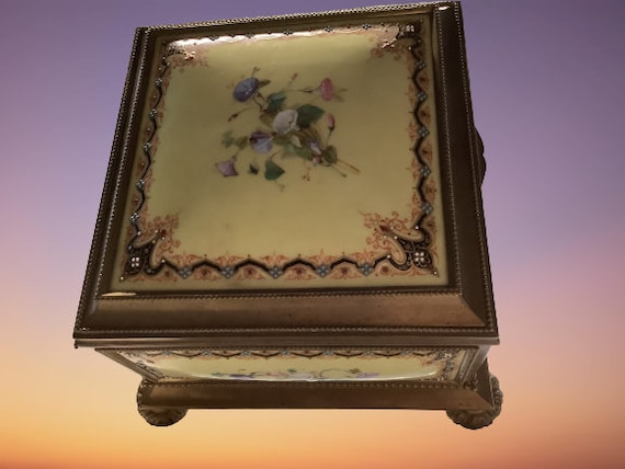 French Bressan Enamel Casket Box