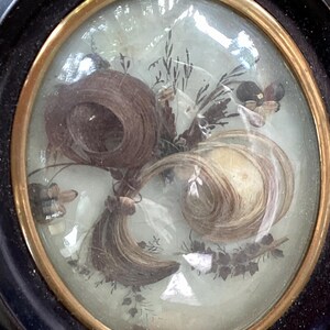 French Mourning Hair Frame