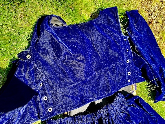 Renaissance Medieval Tudor Velour gown Costume - image 8