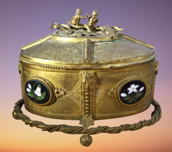 Pietra Dura Casket Box