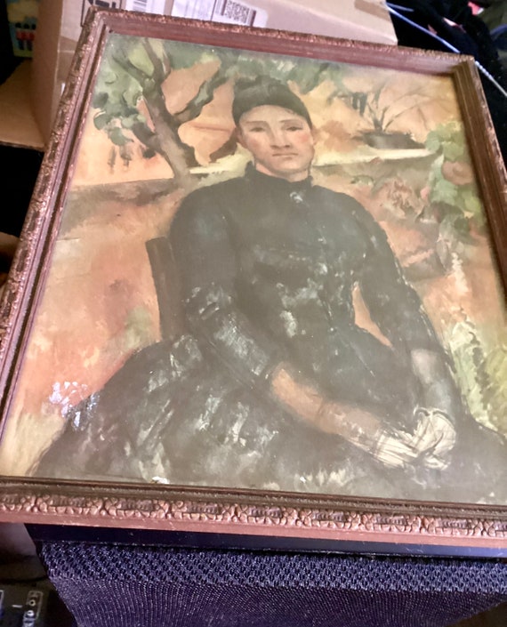 Picture Cezane Antique Reproduction portrait