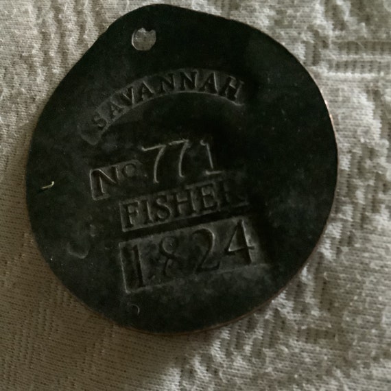 19c Savanna Badge Tag Fisher771 1824