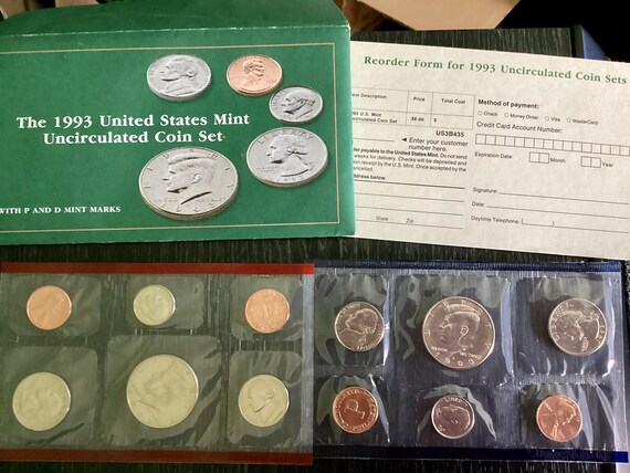 U.S. Mint Coin Proof Set 1993