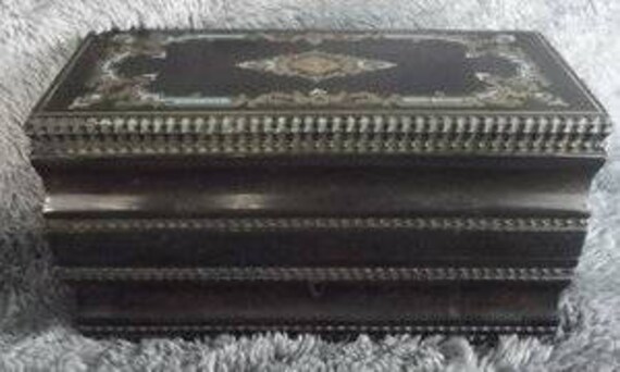 French Boulle Marquetry Scent Perfume Casket Box