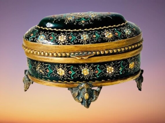 French Bressan “Bresse” Enamel Casket Box