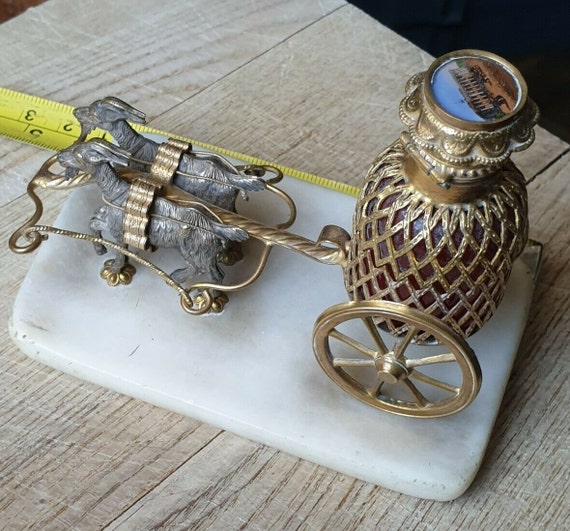 French Palais Royal Eglomise Scent Carriage Stand