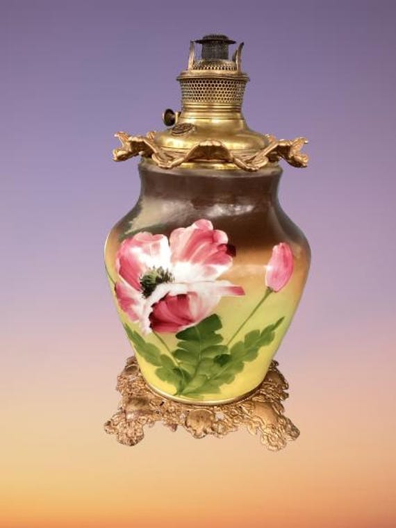 B & H Bradley Hubbard Oil Lamp Base