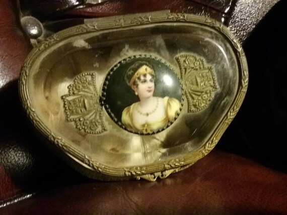 French Portrait Casket Box