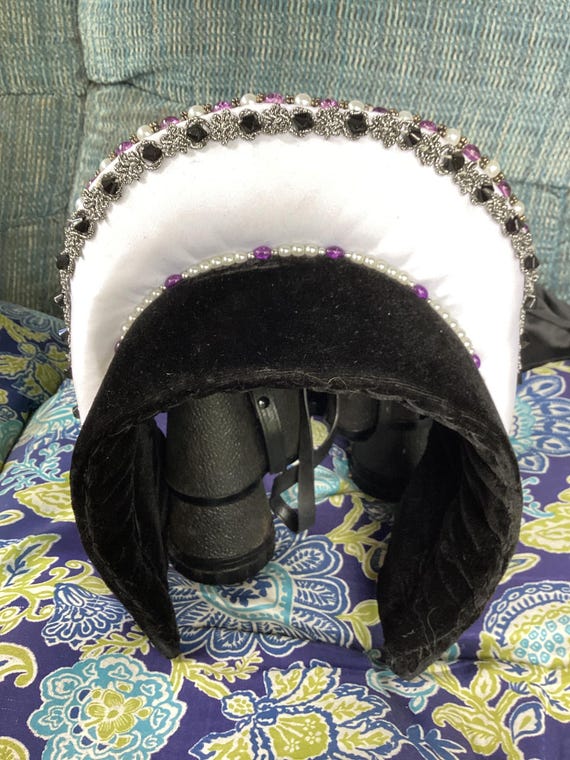 Renaissance Medieval Tudor Hood Hat Headpiece