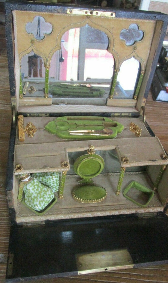 French Necessasire Scent Sewing Travel Casket Boc