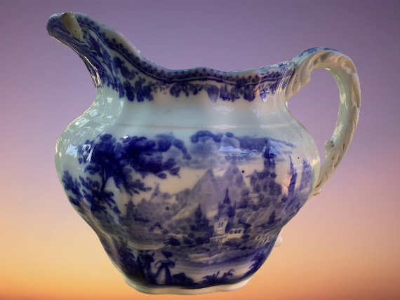 Flow Blue Non Parnell Water Pitcher