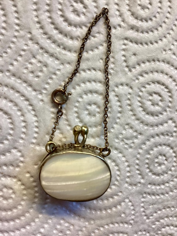 French Mother of Pearl MOP petite Purse