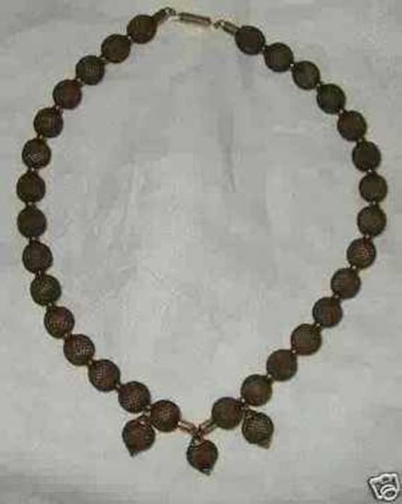 Mourning Hair Bulb Necklace