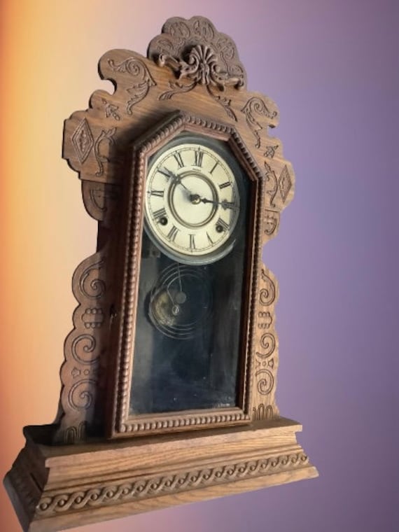 Antique Gingerbread Clock