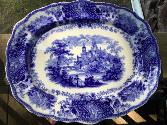 Flow Blue Non Parnell Serving Dish