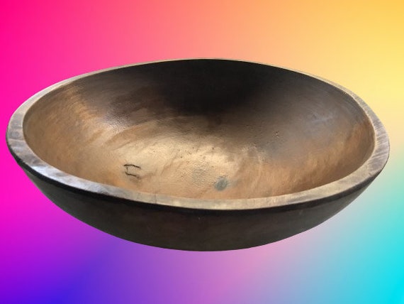 Antique Wood Bowl