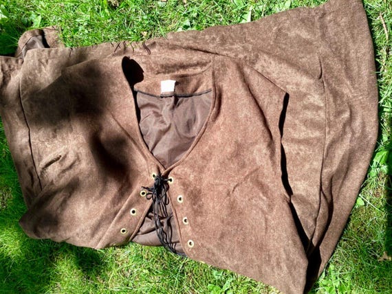 Renaissance Medieval Tudor Peasant Men’s Smock Ve… - image 2