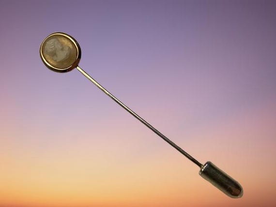 Antique Cameo Stick Pin