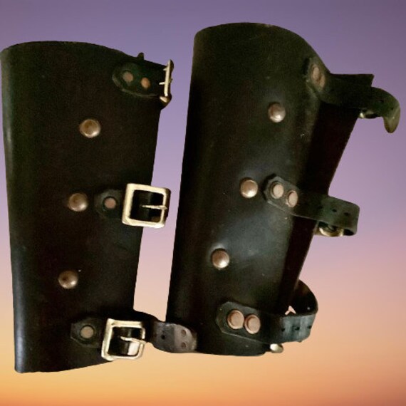 Renaissance Medieval leather Wrist Body Amor Costume