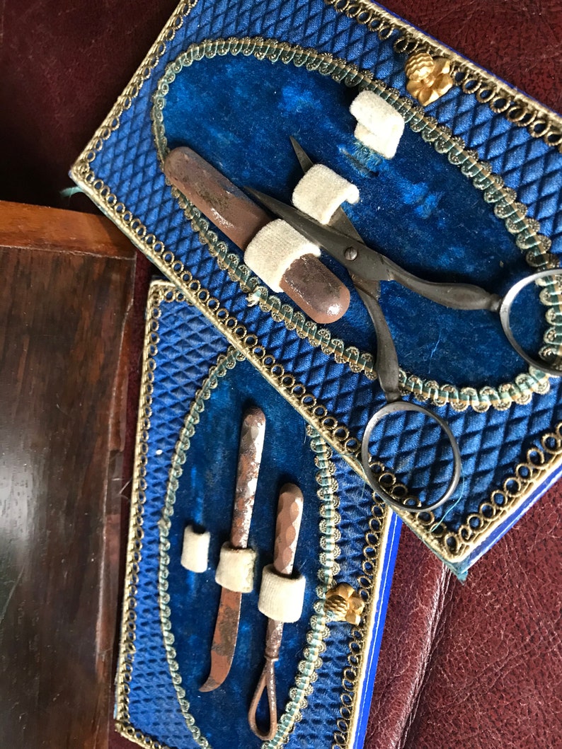 French Travel Etui Necessaire Box Etsy