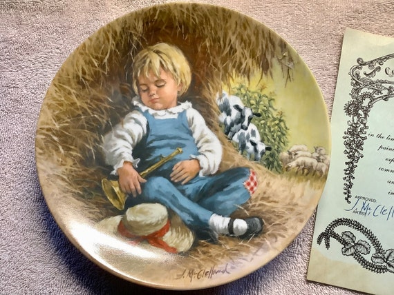 Rocco Collectable Little Boy Blue Plate