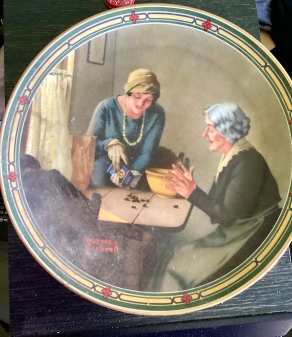 Bradford Exchance Norman Rockwell “Family Full Measure”