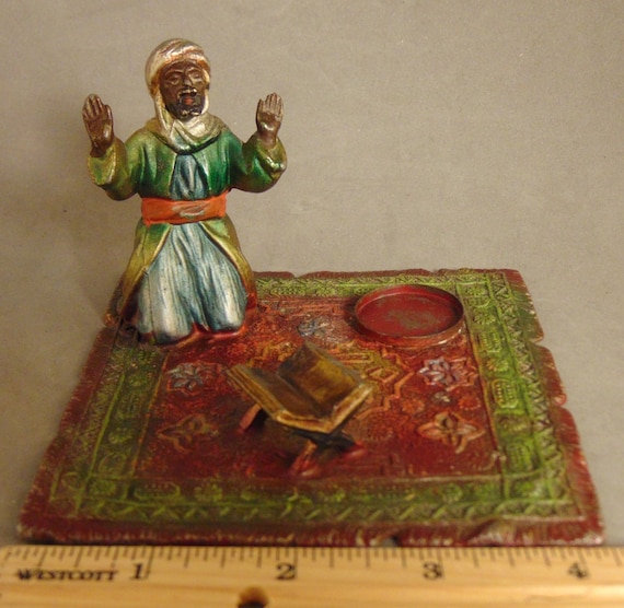 Austrian Vienniese Cold Painted Spelter Orientalist Arab Man