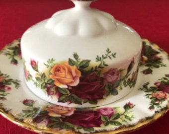 ロイヤルアルバート　オールドカントリーローズ　バターディッシュ il_340x270.2031484391_74ke.jpg