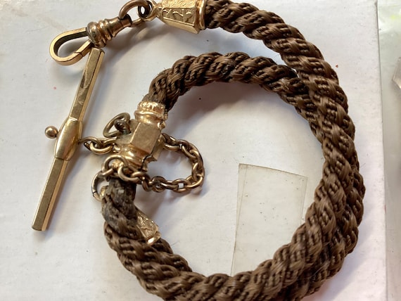 Mourning Hair Watch Fob