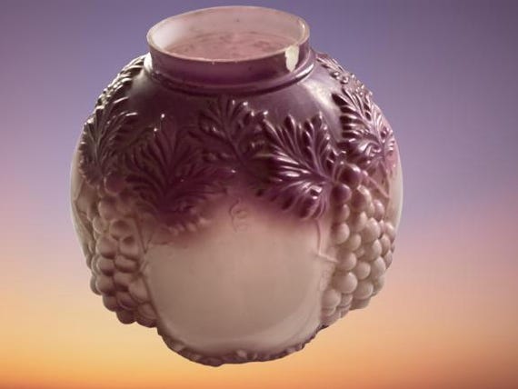 Gone with the Wind Globe Grape Oil Lamp Shade
