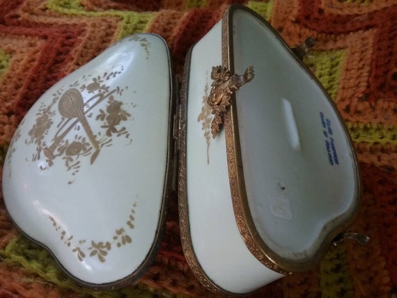 French Porcelain Casket Box View 4