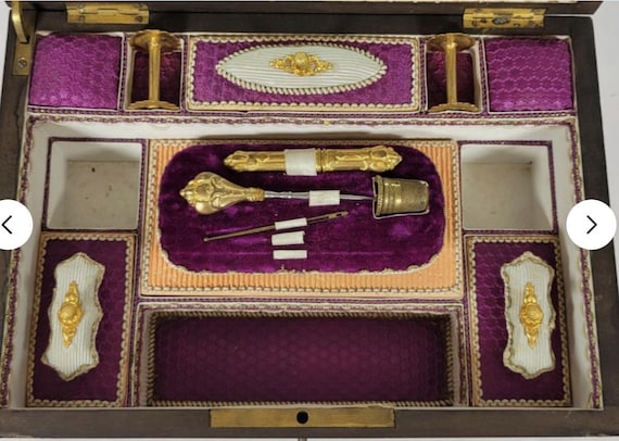 French Sewing Scent Necessaire Casket Box