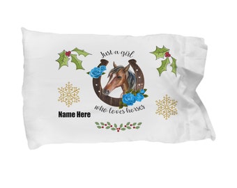 horse body pillow cover