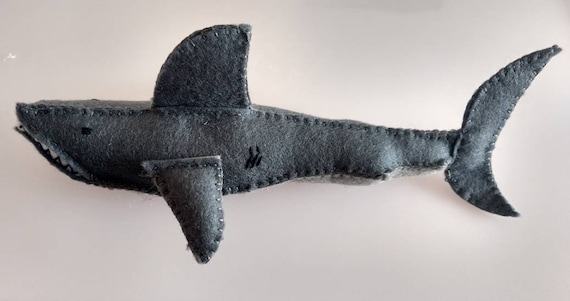 Wool Handmade Waldorf Shark Plush