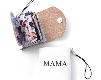 Mini album photo porte-clés - Cadeaux personnalisés pour maman, cadeau d'anniversaire pour maman, cadeau de Noël pour maman, cadeau attentionné pour maman