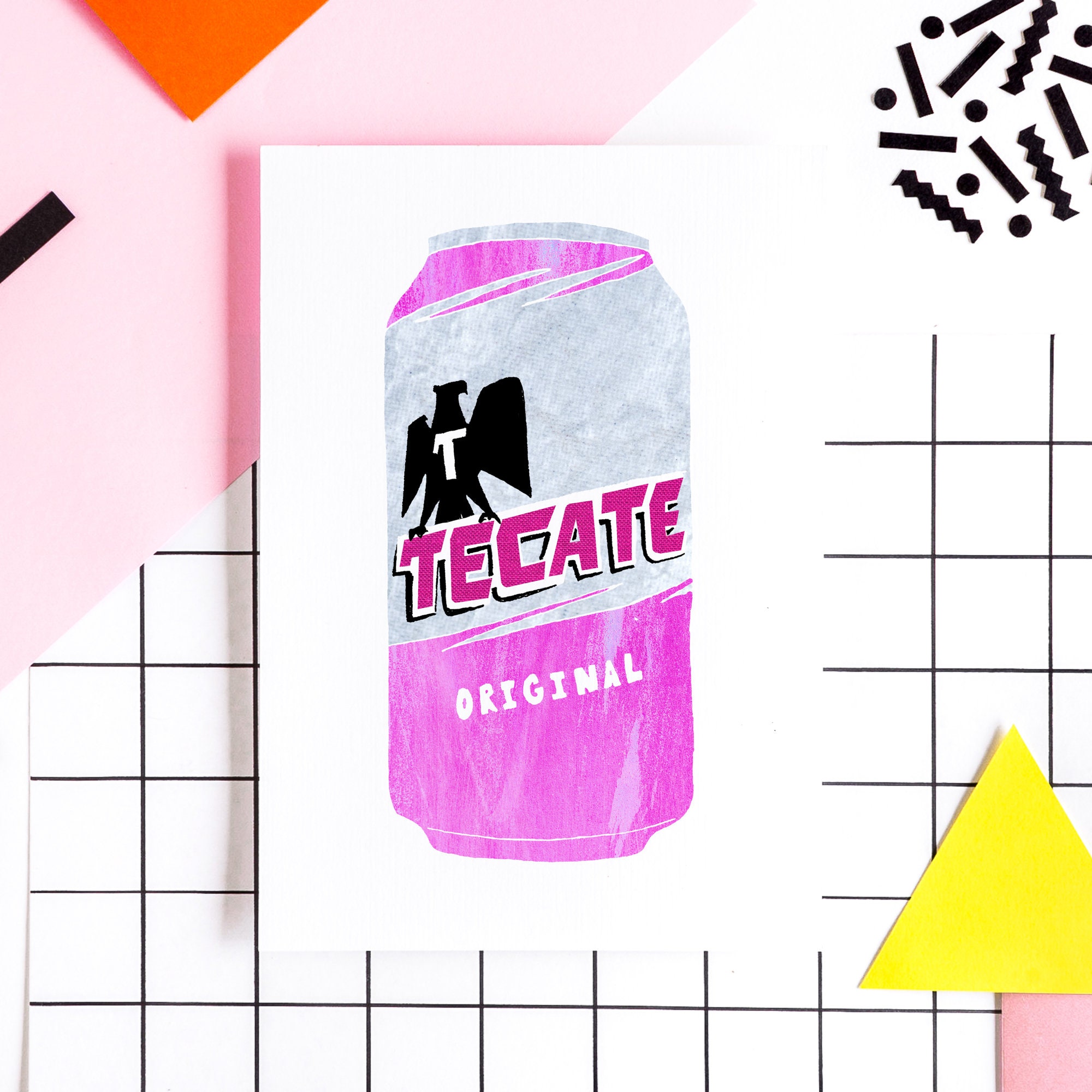 Tecate Beer Poster Beer Gift for Her Etsy